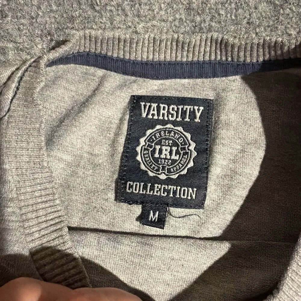 Ireland Campus Athletic Dept. T-Shirt Mens Size Medium Gray Short Sleeve